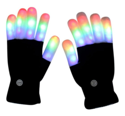 Guantes Luminoso Tik Tok Luces Led Cotillón Activarte