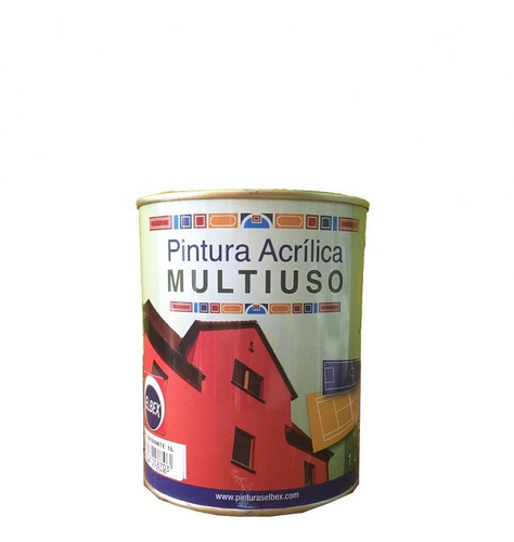Pintura Multiuso,pisos,exterior,interior 1lt. Ocre Elbex