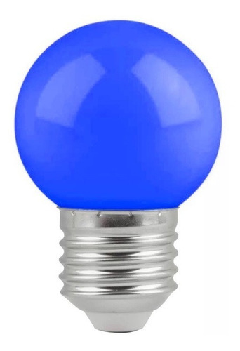 Lampara Led Gota 1w Azul Etheos Guirnalda Decorativa