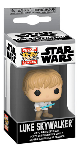 Luke Skywalker Classic Funko Pocket Pop Star Wars Llavero