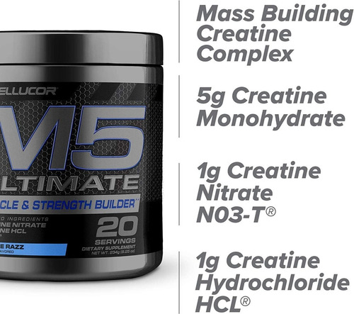 Creatina M5 Cellucor Ultimate 20serv (vence 12-24)