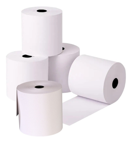 Rollos Termicos 80x80 Mm Cinta Papel Impresora Termica 5 Pza