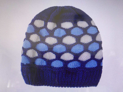 Gorro Rocky Tejido Panal Bebe 