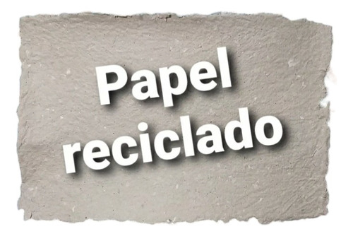 Papel Reciclado Especial Para Acuarela A4 Por 10 Hojas