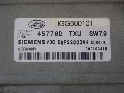 Imagen 4 de 4 de Vendo Modulo De Land Rover, Range Rover, Año 2004