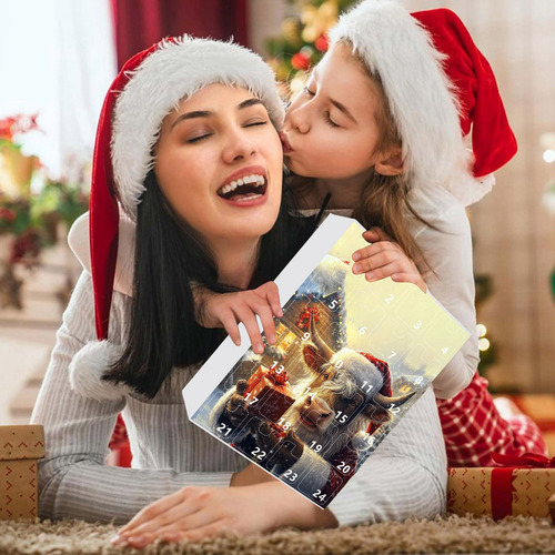 Set De Regalo B Santa Claus Con Cuenta Regresiva Para Navida