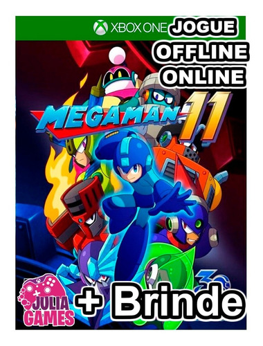 Mega Man 11 Xbox One Midia Digital + 1 Jogo De Brinde