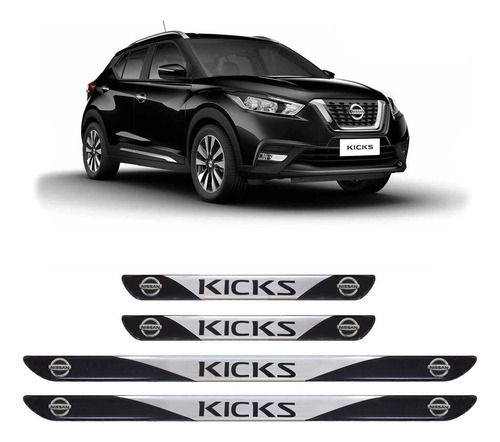 Soleira Porta Nissan Kicks 2016 A 2020 Resinado Sr01117