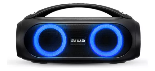 Caixa De Som Boombox Aiwa Aws-bbs-02 50w Bt 4h Ipx5 Rgb Usb