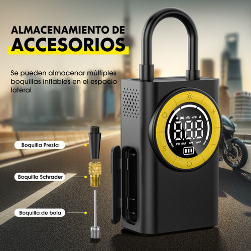 Compresor De Aire Portátil Carsun Con Función De Carga De Te