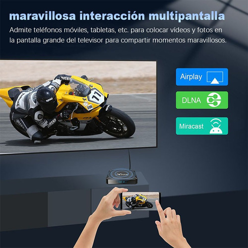 Tv Box Android 8k Wifi6 Bluetooth 4+32gb Streaming Hd