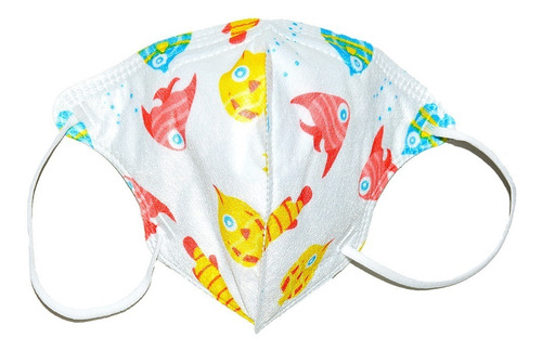 Imagen 6 de 10 de Kn95 Niños Cubrebocas Tapabocas Mascarilla Infantil 5 Capas