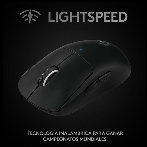 Imagen 8 de 12 de Mouse gamer de juego inalámbrico recargable Logitech Pro Series Pro X Superlight negro