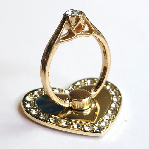 Imagen 10 de 10 de Anillo Soporte Ring Para Celular Seguridad Con Strass