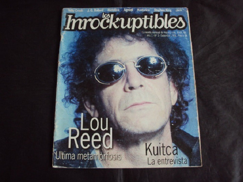 Los Inrockuptibles # 3 (1996) Tapa Lou Reed