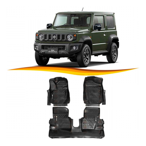 Set Pisos Rigidos Calza Perfecto Para Suzuki Jimny 2019 2022