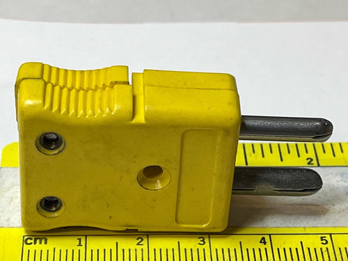 Conector Termocupla Tipo K Macho Amarillo V-80ck-g Termopar