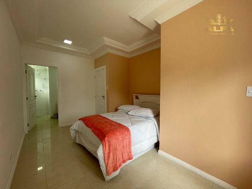 Imagem 26 de 30 de Mansão Na Praia Com 6 Suítes, Lazer Com Piscina, Sauna E Churrasqueira, 4 Vagas - Jardim Acapulco, Guarujá. - Ca0145