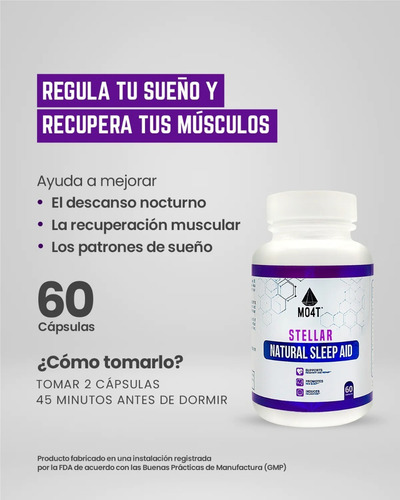 Imagen 4 de 5 de Stellar Mo4t - Recuperador Muscular