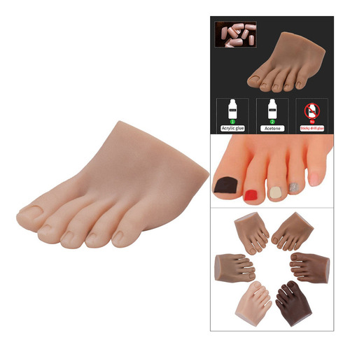 Prótesis Flexible Suave Del Modelo Del Pie De La Práctica De