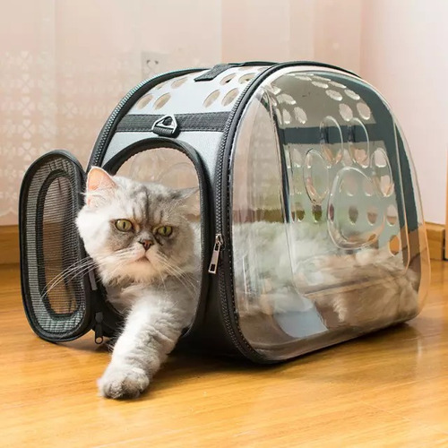 Imagen 8 de 8 de Mochila Bolso Grande Transporte Gatos, Perros, Mascotas