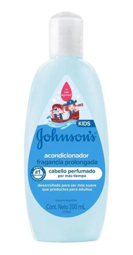 Acondicionador Johnsons Kids Fragancia Prolongada X200ml