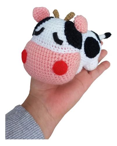 Amigurumi Peluche Vaca Tierna Kawaii