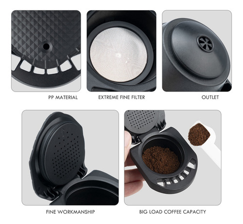 Adaptador De Cápsulas Reutilizables Dolce Gusto Con Gen