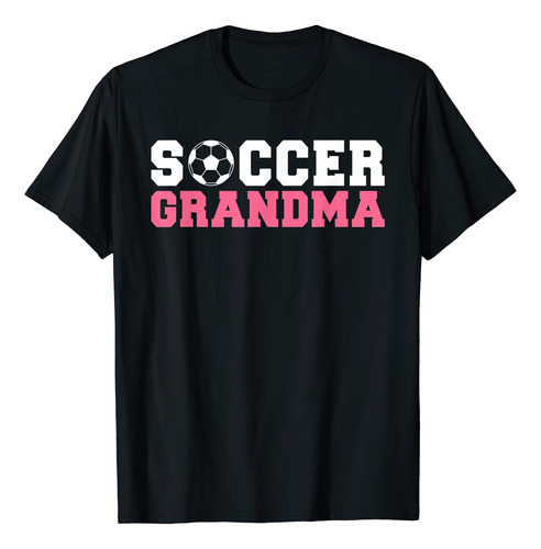 Camiseta De Futbol Para Abuela, Negro, S