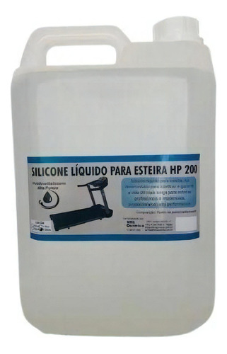 Silicone Lubrificante Liquido Para Esteira 5l -hp200