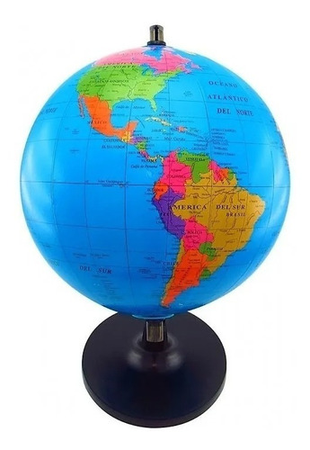 Mapamundi Globo Terráqueo De Escritorio Político Mundo Mapas