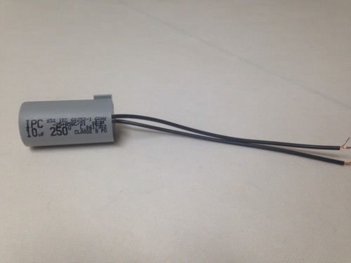 Imagem 3 de 9 de Capacitor Para Ventilador De Teto 2 Fios 10uf 110v