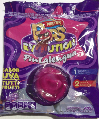 Chupetines Pop Evolution Uva X24u 18grs Srj 