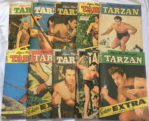 Lote Tarzan - 2º Série - 1 A 10 Em Fac-símile - Frete Grátis