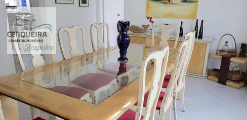 Casa Com 6 Dormitórios À Venda, 420 M² Por R$ 2.100.000 - Acapulco - Guarujá/sp - Ca0573