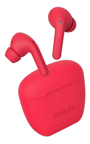 Audifonos Defunc True Audio Bluetooth 30 Horas Ipx4 Rojo
