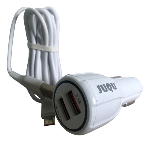 Cargador Carro Dual Usb Cable V8 3 Amp Adaptador Cigarrera