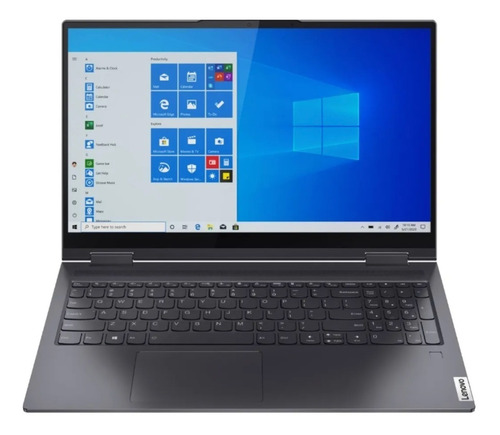 Imagen 1 de 9 de Notebook Lenovo Yoga 7i 15 I5 8gb 256gb Ssd Táctil Huella
