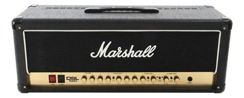 Amplificador Marshall DSL Series Mark II (2012) DSL100H Valvular para guitarra de 100W color negro/dorado 230V