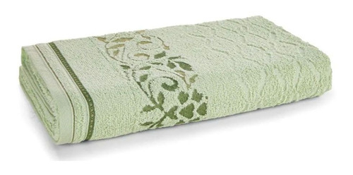 Toalla de baño gigante Karsten de algodón suave con hilo peinado Gaia, color verde