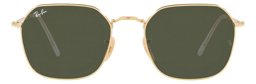 Óculos de sol Ray-Ban Sol RB3694 M, cor verde com moldura verde, lente de metal verde padrão, haste marrom - RB3694