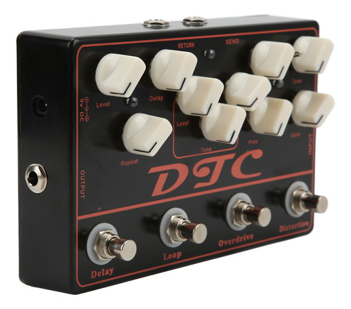 Guitarra Sintetizadora Distortion Overdrive Loop Delay Pedal