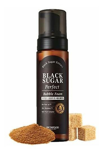 Skinfood Black Sugar Perfect Bubble Foam 6.7 Fl. Oz. (6.8 Fl