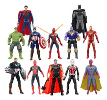 Comprar Set X12 Muñecos Articulados Figuras Accion Avengers Dc Niños