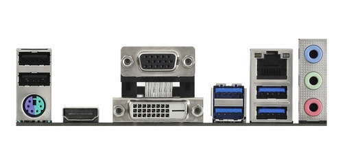 Placa Madre Asrock A520m-hdv Color Negro