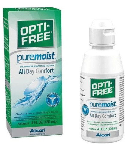 Solución Para Lentes De Contacto Optifree Pure Moist 120ml