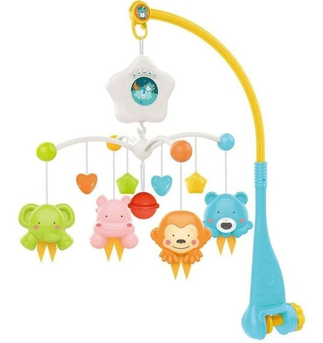Móvil Musical Didáctico Para Cuna Bebe Y Practicuna