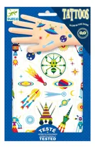 Comprar Tatuajes Temporales +50 Stickers Rareza Espacial Djeco