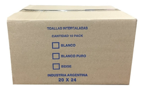 Imagen 1 de 9 de Toallas De Papel Intercaladas Manos Caja C2500 Blancas Envio
