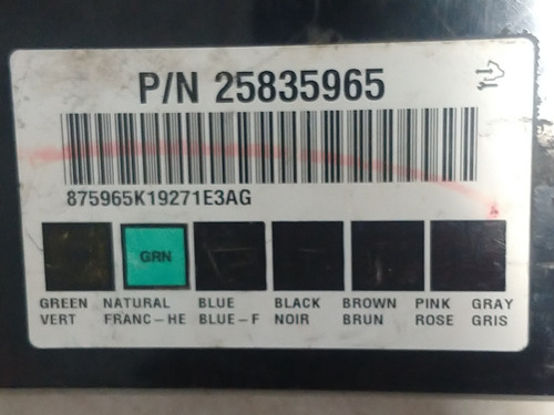 Módulo Bcm Chevrolet Tahoe 07-13 25835965 Ml800 (Usado)
